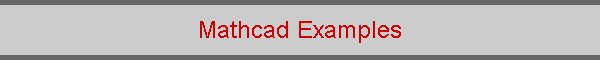Mathcad Examples